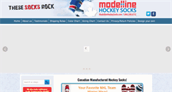 Desktop Screenshot of modellinehockeysocks.com